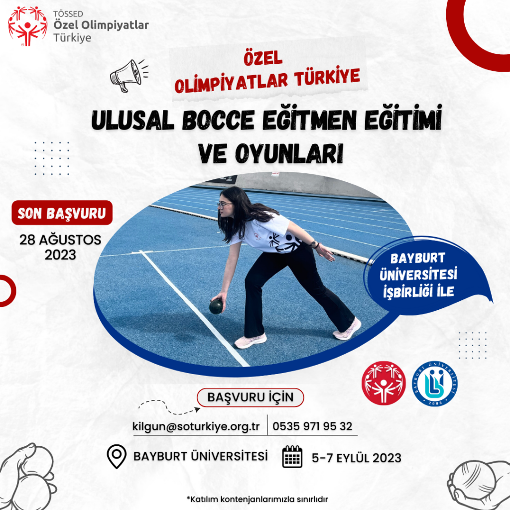 Özel Olimpiyatlar Türkiye Ulusal Bocce Eğitmen Eğitimi ve Oyunları Başlıyor